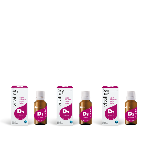 VITALINK® D3 GOTAS (200 IU/ 400 IU/ 1000 IU)