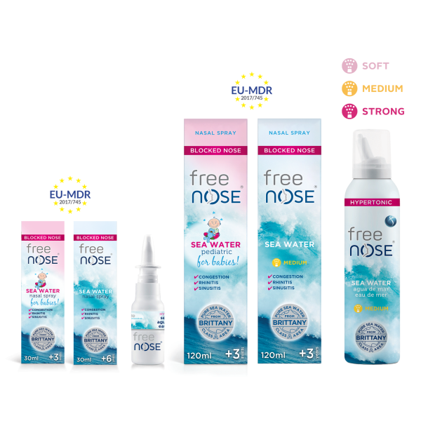 FREE NOSE® AGUA DE MAR HIPERTÓNICA